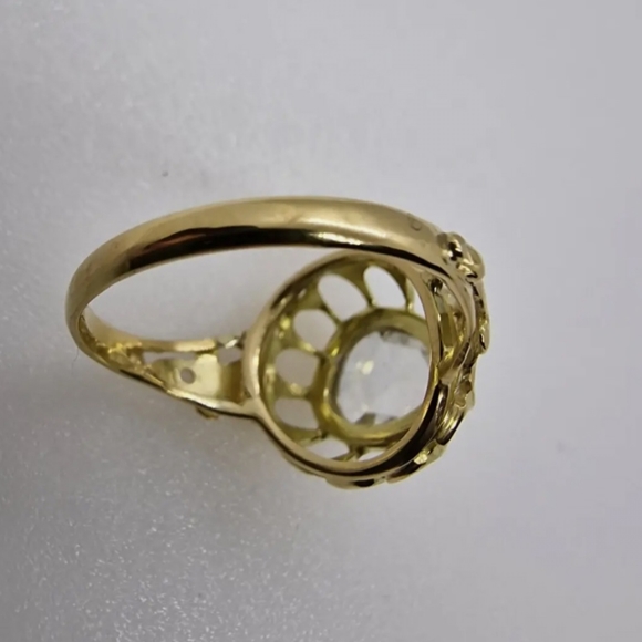 True antique natural rose cut diamond. HUGE! Heart shaped. - Picture 4 of 6